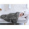 image:imageUtopia Bedding Grey 300GSM Fleece Blanket Twin Size  60x80 Inch Luxury Soft Bed Blanket Bulk Pack of 12