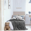 image:imageUtopia Bedding Grey 300GSM Fleece Blanket Twin Size  60x80 Inch Luxury Soft Bed Blanket Bulk Pack of 12