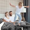image:imageUtopia Bedding Micromink Sherpa Fleece Twin Comforter Set with 1 Pillow Sham Plush and Warm Bedding Comforter Sets Down Alternative Comforter Ultra Soft and Cozy Comforter Set Twin GreyGrey