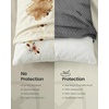 image:imageUtopia Bedding Premium Jacquard Waterproof Pillow Protectors with Zipper Standard Size 2 Pack Soft and Cooling Pillow Covers Bed Bug Proof Pillow Encasements 20 x 26 Inches WhiteGray