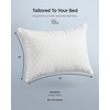 image:imageUtopia Bedding Premium Jacquard Waterproof Pillow Protectors with Zipper Standard Size 2 Pack Soft and Cooling Pillow Covers Bed Bug Proof Pillow Encasements 20 x 26 Inches WhiteWhite
