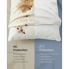 image:imageUtopia Bedding Premium Jacquard Waterproof Pillow Protectors with Zipper Standard Size 2 Pack Soft and Cooling Pillow Covers Bed Bug Proof Pillow Encasements 20 x 26 Inches WhiteWhite