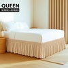 image:imageUtopia Bedding Queen Elastic Bed Ruffle  Easy Wrap Around Ruffle  Microfiber Bed Skirt with Adjustable Elastic Belt 16 Inch Tailored Drop  Hotel Quality Bedskirt Fade Resistant Queen Light Grey