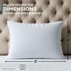 image:imageUtopia Bedding Set of 4 Waterproof Pillow Protectors with Zipper King Size Terry Pillow Covers Bed Bug and Dust Mite Proof Pillow CasesWhite