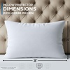 image:imageUtopia Bedding Set of 4 Waterproof Pillow Protectors with Zipper King Size Terry Pillow Covers Bed Bug and Dust Mite Proof Pillow CasesWhite
