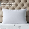 image:imageUtopia Bedding Set of 4 Waterproof Pillow Protectors with Zipper King Size Terry Pillow Covers Bed Bug and Dust Mite Proof Pillow CasesWhite