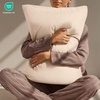 image:imageUtopia Bedding Zippered Pillowcases  Pack of 4  Soft Brushed Microfiber Fabric  Wrinkle Shrinkage and Fade Resistant Pillow Covers Queen NavyBeige