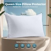 image:imageUtopia Bedding Zippered Pillowcases  Pack of 4  Soft Brushed Microfiber Fabric  Wrinkle Shrinkage and Fade Resistant Pillow Covers Queen NavyWhite