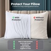 image:imageUtopia Bedding Zippered Pillowcases  Pack of 4  Soft Brushed Microfiber Fabric  Wrinkle Shrinkage and Fade Resistant Pillow Covers Queen NavyWhite