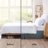 image:imageUtopia Bedding Queen Bed Skirt  Soft Quadruple Pleated Ruffle  Easy Fit with 16 Inch Tailored Drop  Hotel Quality Shrinkage and Fade Resistant Queen Light GreyGrey