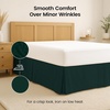 image:imageUtopia Bedding Queen Bed Skirt  Soft Quadruple Pleated Ruffle  Easy Fit with 16 Inch Tailored Drop  Hotel Quality Shrinkage and Fade Resistant Queen Light GreyEmerald
