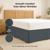 image:imageUtopia Bedding Queen Bed Skirt  Soft Quadruple Pleated Ruffle  Easy Fit with 16 Inch Tailored Drop  Hotel Quality Shrinkage and Fade Resistant Queen Light GreyGrey