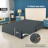 image:imageUtopia Bedding Queen Bed Skirt  Soft Quadruple Pleated Ruffle  Easy Fit with 16 Inch Tailored Drop  Hotel Quality Shrinkage and Fade Resistant Queen Light GreyGrey