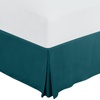 image:imageUtopia Bedding Queen Bed Skirt  Soft Quadruple Pleated Ruffle  Easy Fit with 16 Inch Tailored Drop  Hotel Quality Shrinkage and Fade Resistant Queen Light GreyTeal