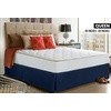 image:imageUtopia Bedding Queen Bed Skirt  Soft Quadruple Pleated Ruffle  Easy Fit with 16 Inch Tailored Drop  Hotel Quality Shrinkage and Fade Resistant Queen Light GreyNavy