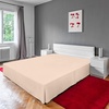 image:imageUtopia Bedding Queen Bed Skirt  Soft Quadruple Pleated Ruffle  Easy Fit with 16 Inch Tailored Drop  Hotel Quality Shrinkage and Fade Resistant Queen Light GreyBeige