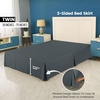 image:imageUtopia Bedding Queen Bed Skirt  Soft Quadruple Pleated Ruffle  Easy Fit with 16 Inch Tailored Drop  Hotel Quality Shrinkage and Fade Resistant Queen Light GreyGrey