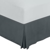 image:imageUtopia Bedding Queen Bed Skirt  Soft Quadruple Pleated Ruffle  Easy Fit with 16 Inch Tailored Drop  Hotel Quality Shrinkage and Fade Resistant Queen Light GreyGrey