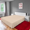 image:imageUtopia Bedding Queen Bed Skirt  Soft Quadruple Pleated Ruffle  Easy Fit with 16 Inch Tailored Drop  Hotel Quality Shrinkage and Fade Resistant Queen Light GreyBeige