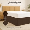 image:imageUtopia Bedding Queen Bed Skirt  Soft Quadruple Pleated Ruffle  Easy Fit with 16 Inch Tailored Drop  Hotel Quality Shrinkage and Fade Resistant Queen Light GreyBrown