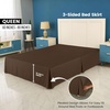 image:imageUtopia Bedding Queen Bed Skirt  Soft Quadruple Pleated Ruffle  Easy Fit with 16 Inch Tailored Drop  Hotel Quality Shrinkage and Fade Resistant Queen Light GreyBrown