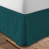 image:imageUtopia Bedding Queen Bed Skirt  Soft Quadruple Pleated Ruffle  Easy Fit with 16 Inch Tailored Drop  Hotel Quality Shrinkage and Fade Resistant Queen Light GreyTeal