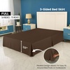 image:imageUtopia Bedding Queen Bed Skirt  Soft Quadruple Pleated Ruffle  Easy Fit with 16 Inch Tailored Drop  Hotel Quality Shrinkage and Fade Resistant Queen Light GreyBrown
