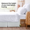 image:imageUtopia Bedding Queen Bed Skirt  Soft Quadruple Pleated Ruffle  Easy Fit with 16 Inch Tailored Drop  Hotel Quality Shrinkage and Fade Resistant Queen Light GreyLight Grey