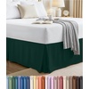 image:imageUtopia Bedding Queen Bed Skirt  Soft Quadruple Pleated Ruffle  Easy Fit with 16 Inch Tailored Drop  Hotel Quality Shrinkage and Fade Resistant Queen Light GreyEmerald