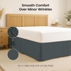 image:imageUtopia Bedding Queen Bed Skirt  Soft Quadruple Pleated Ruffle  Easy Fit with 16 Inch Tailored Drop  Hotel Quality Shrinkage and Fade Resistant Queen Light GreyGrey