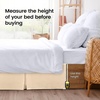image:imageUtopia Bedding Queen Bed Skirt  Soft Quadruple Pleated Ruffle  Easy Fit with 16 Inch Tailored Drop  Hotel Quality Shrinkage and Fade Resistant Queen Light GreyBeige