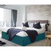 image:imageUtopia Bedding Queen Bed Skirt  Soft Quadruple Pleated Ruffle  Easy Fit with 16 Inch Tailored Drop  Hotel Quality Shrinkage and Fade Resistant Queen Light GreyTeal