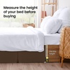 image:imageUtopia Bedding Queen Bed Skirt  Soft Quadruple Pleated Ruffle  Easy Fit with 16 Inch Tailored Drop  Hotel Quality Shrinkage and Fade Resistant Queen Light GreyBrown