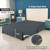 image:imageUtopia Bedding Queen Bed Skirt  Soft Quadruple Pleated Ruffle  Easy Fit with 16 Inch Tailored Drop  Hotel Quality Shrinkage and Fade Resistant Queen Light GreyGrey