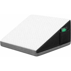 image:imageUtopia Bedding Memory Foam Wedge Pillow Standard Size 1 Pack  Elevated Support for Sleeping amp Sitting Helps Acid Reflux amp Snoring Firm Back Support AntiSlip Cover with Side Pockets