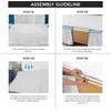 image:imageUtopia Bedding Twin XL Elastic Dorm Bed Skirt  Wrap Around Ruffle  Microfiber Bed Skirt with Adjustable Elastic Belt 42 Inch Tailored Drop  Hotel Quality Bedskirt Fade Resistant Twin XL White