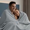 image:imageUtopia Bedding White Waffle Blanket Twin Size Soft Lightweight Breathable Cotton Blend Bed Blanket for All Seasons Luxury Throws for Bed Couch and SofaCool Grey