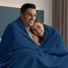 image:imageUtopia Bedding White Waffle Blanket Twin Size Soft Lightweight Breathable Cotton Blend Bed Blanket for All Seasons Luxury Throws for Bed Couch and SofaNavy