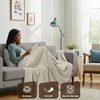image:imageUtopia Bedding White Waffle Blanket Twin Size Soft Lightweight Breathable Cotton Blend Bed Blanket for All Seasons Luxury Throws for Bed Couch and SofaKhaki