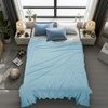 image:imageUtopia Bedding White Waffle Blanket Twin Size Soft Lightweight Breathable Cotton Blend Bed Blanket for All Seasons Luxury Throws for Bed Couch and SofaSky Blue