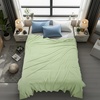 image:imageUtopia Bedding White Waffle Blanket Twin Size Soft Lightweight Breathable Cotton Blend Bed Blanket for All Seasons Luxury Throws for Bed Couch and SofaSage Green
