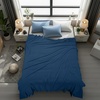 image:imageUtopia Bedding White Waffle Blanket Twin Size Soft Lightweight Breathable Cotton Blend Bed Blanket for All Seasons Luxury Throws for Bed Couch and SofaNavy