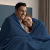 image:imageUtopia Bedding White Waffle Blanket Twin Size Soft Lightweight Breathable Cotton Blend Bed Blanket for All Seasons Luxury Throws for Bed Couch and SofaNavy