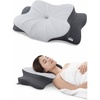 image:imageUtopia Bedding Cervical Memory Foam Pillow Queen Size 1 Pack  Ergonomic Contour Neck Support for Proper Spine Alignment  Medium Firm Bed Pillow with Removable Breathable Cover