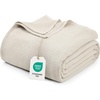 image:imageUtopia Bedding White Waffle Blanket Twin Size Soft Lightweight Breathable Cotton Blend Bed Blanket for All Seasons Luxury Throws for Bed Couch and SofaKhaki