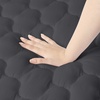 image:imageUtopia Bedding 2 Pack Waterproof Mattress Protector Queen Mattress Pad Noiseless Quilted Fitted Cover with Deep Pocket Stretches up to 16 Inches WhiteGrey