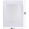 image:imageUtopia Bedding 2 Pack Waterproof Mattress Protector Queen Mattress Pad Noiseless Quilted Fitted Cover with Deep Pocket Stretches up to 16 Inches WhiteWhite