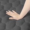image:imageUtopia Bedding 2 Pack Waterproof Mattress Protector Queen Mattress Pad Noiseless Quilted Fitted Cover with Deep Pocket Stretches up to 16 Inches WhiteGrey