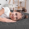 image:imageUtopia Bedding 2 Pack Waterproof Mattress Protector Queen Mattress Pad Noiseless Quilted Fitted Cover with Deep Pocket Stretches up to 16 Inches WhiteGrey