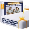 image:imageUtopia Bedding Waterproof 5Sided Mattress Protector Full Size Premium Breathable Mattress Cover Fitted Style with Stretchable Pockets White  Pack of 22